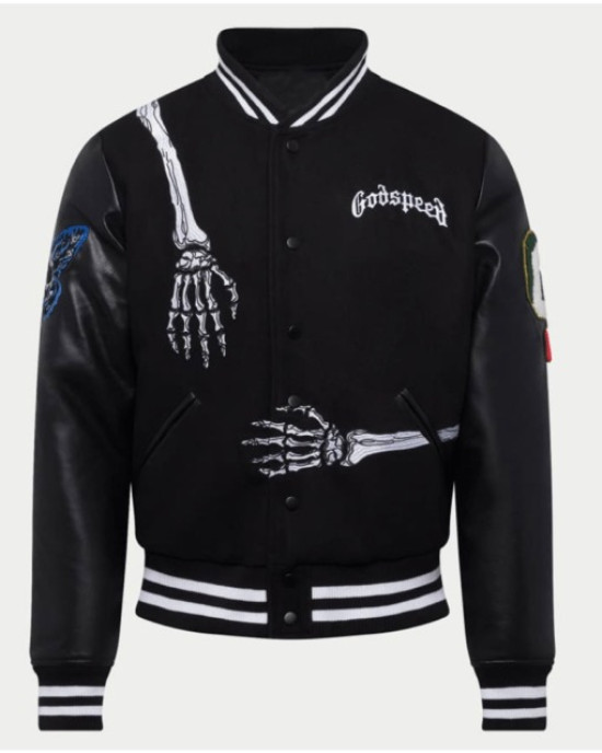 Rod Godspeed Skull Varsity Jacket Rod Godspeed Skull Varsity Jacket
