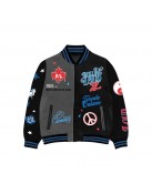 Rolling Loud Black Varsity Jacket