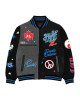 Rolling Loud Black Varsity Jacket Rolling Loud Black Varsity Jacket