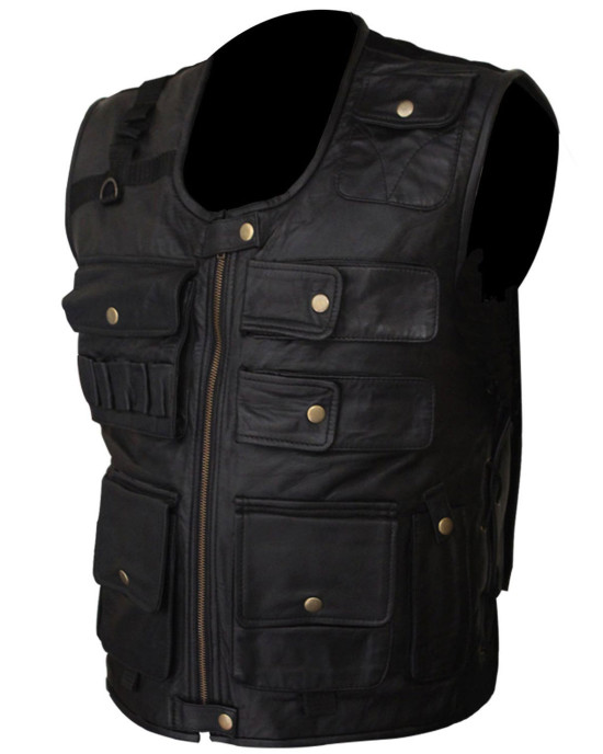 Roman Reigns WWE Tactical Leather Vest Roman Reigns WWE Tactical Leather Vest