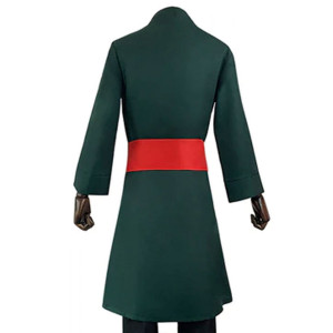 Roronoa Zoro One Piece Wool Green Coat