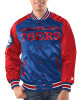 Royal/Red Philadelphia 76ers Renegade Varsity Satin Jacket Royal/Red Philadelphia 76ers Renegade Varsity Satin Jacket