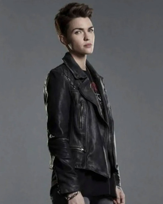 Ruby Rose Batwoman Biker Leather Jacket Ruby Rose Batwoman Biker Leather Jacket