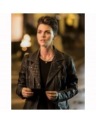 Ruby Rose Batwoman Biker Leather Jacket