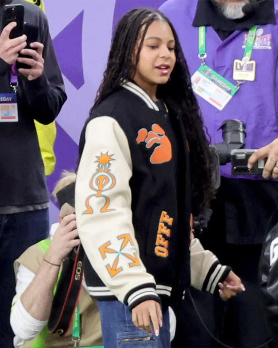 Rumi Carter Super Bowl LVIII Wool Varsity Jacket Rumi Carter Super Bowl LVIII Wool Varsity Jacket