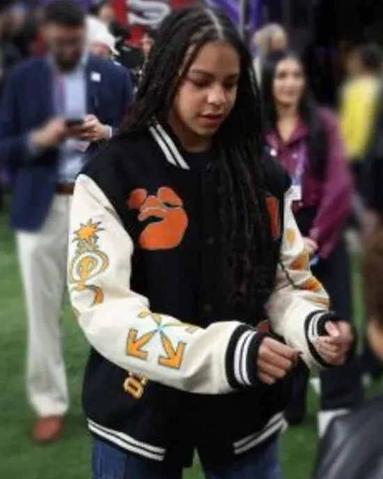 Rumi Carter Super Bowl LVIII Wool Varsity Jacket Rumi Carter Super Bowl LVIII Wool Varsity Jacket
