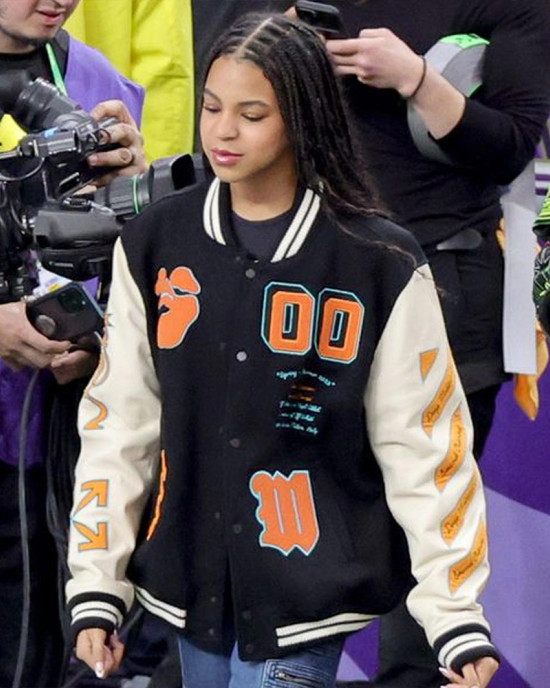 Rumi Carter Super Bowl LVIII Wool Varsity Jacket Rumi Carter Super Bowl LVIII Wool Varsity Jacket