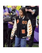 Rumi Carter Super Bowl LVIII Wool Varsity Jacket