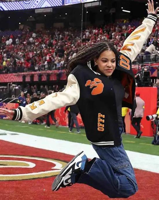 Rumi Carter Super Bowl LVIII Wool Varsity Jacket Rumi Carter Super Bowl LVIII Wool Varsity Jacket