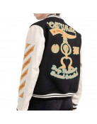 Rumi Carter Super Bowl LVIII Wool Varsity Jacket