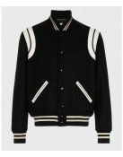 Saint Laurent Teddy Jacket Black