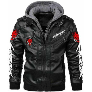 Samurai Leather Halloween Costume Jacket