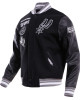 San Antonio Spurs Retro Classic Black Wool Varsity Jacket