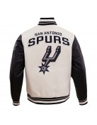 San Antonio Spurs Retro Classic Black Wool Varsity Jacket