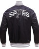 San Antonio Spurs Retro Classic Varsity Satin Jacket San Antonio Spurs Retro Classic Varsity Satin Jacket