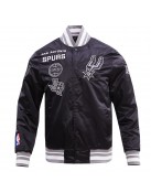 San Antonio Spurs Retro Classic Varsity Satin Jacket