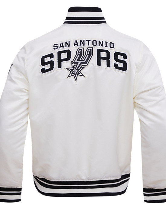 San Antonio Spurs Retro Classic Varsity Satin Jacket San Antonio Spurs Retro Classic Varsity Satin Jacket