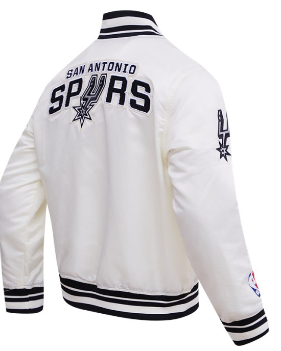 San Antonio Spurs Retro Classic Varsity Satin Jacket San Antonio Spurs Retro Classic Varsity Satin Jacket