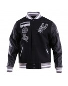 San Antonio Spurs Retro Classic Wool Varsity Jacket