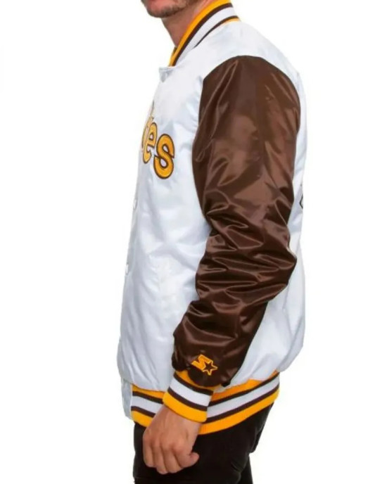 San Diego Padres Varsity Bomber Jacket San Diego Padres Varsity Bomber Jacket