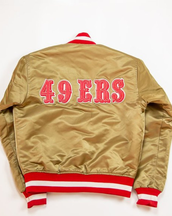 San Francisco 49ers Gold Jacket San Francisco 49ers Gold Jacket