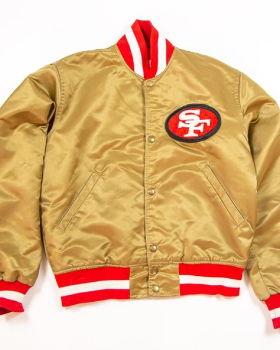 San Francisco 49ers Gold Jacket San Francisco 49ers Gold Jacket