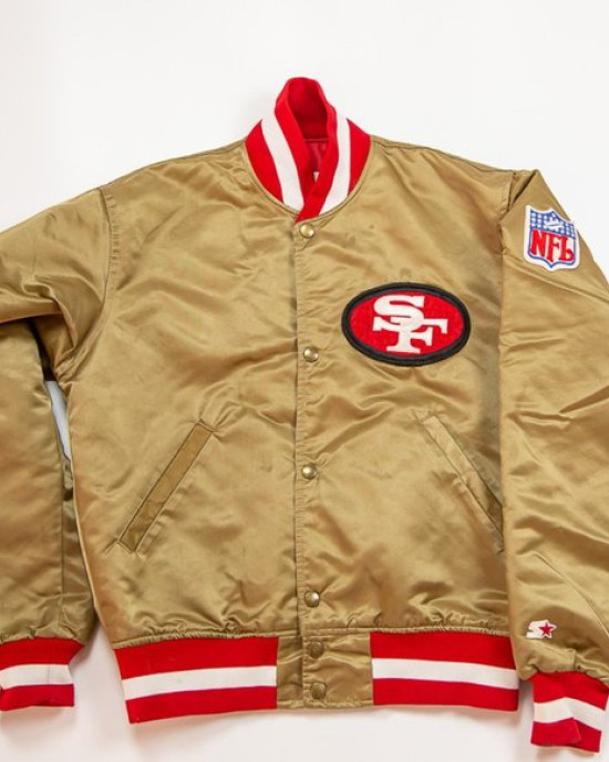 San Francisco 49ers Gold Jacket San Francisco 49ers Gold Jacket