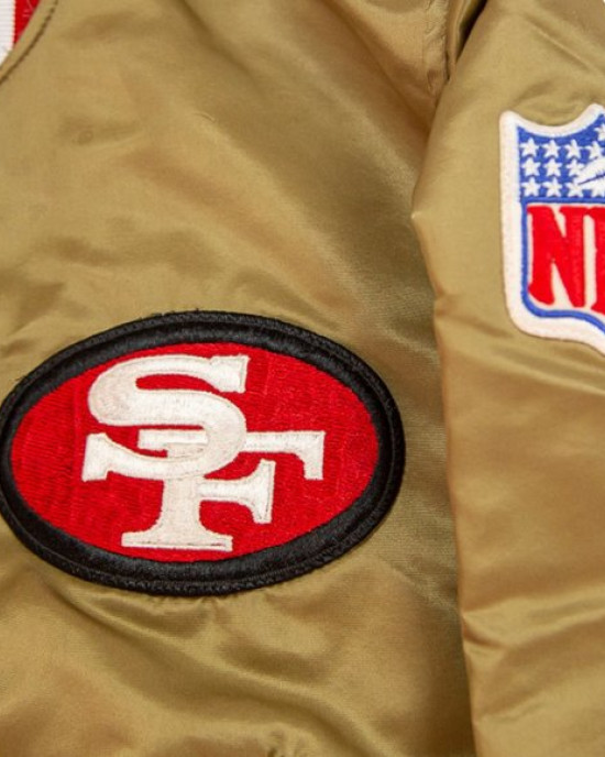 San Francisco 49ers Gold Jacket San Francisco 49ers Gold Jacket