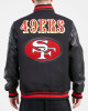 San Francisco 49ers Retro Classic Black Wool Varsity Jacket San Francisco 49ers Retro Classic Black Wool Varsity Jacket