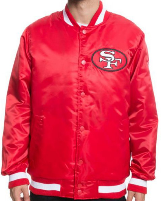 San Francisco 49ers Satin Jacket San Francisco 49ers Satin Jacket