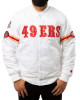 San Francisco 49ers Starter White Satin Jacket San Francisco 49ers Starter White Satin Jacket