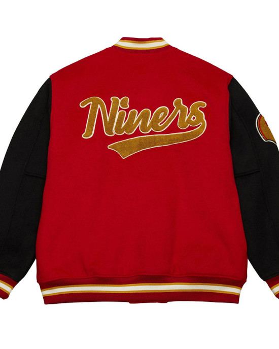San Francisco 49ers Team Legacy Varsity Jacket San Francisco 49ers Team Legacy Varsity Jacket