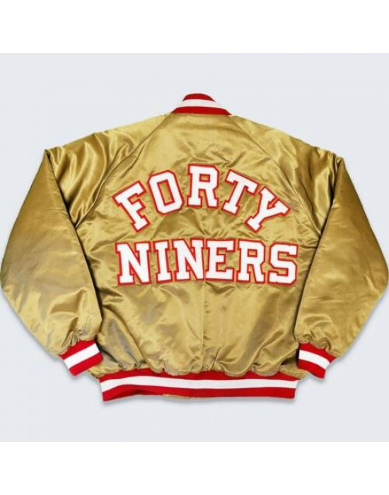 San Francisco Forty Niners Vintage Gold Jacket