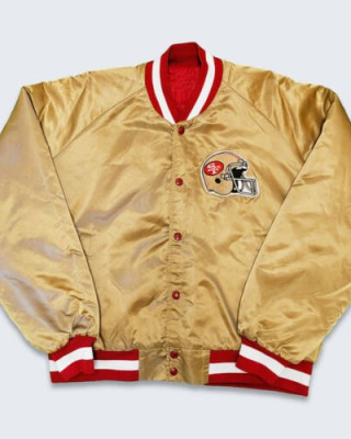 San Francisco Forty Niners Vintage Gold Jacket