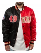 San Francisco Red and Black 49ers Jacket