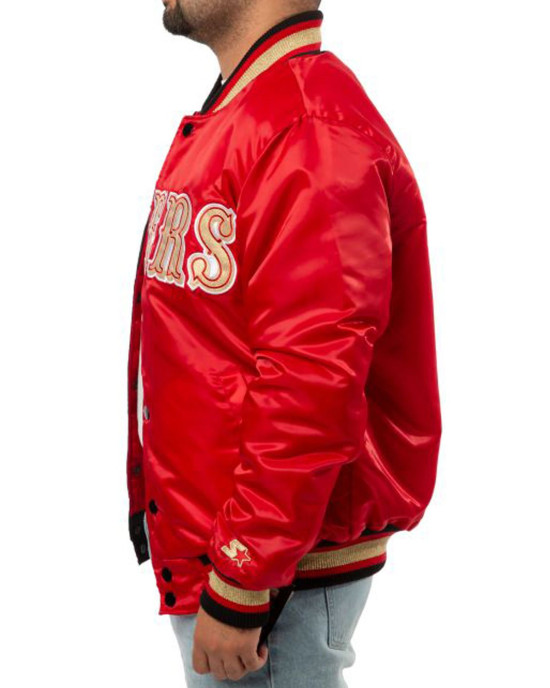 San Francisco Red and Black 49ers Jacket San Francisco Red and Black 49ers Jacket