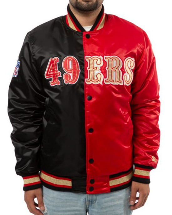 San Francisco Red and Black 49ers Jacket San Francisco Red and Black 49ers Jacket