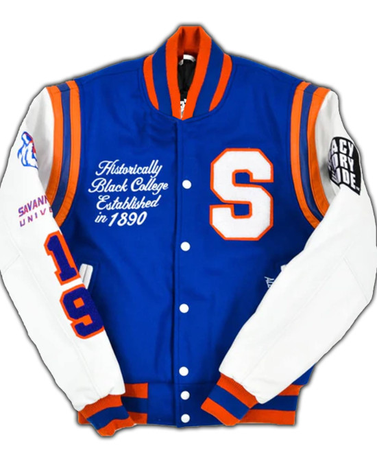 Savannah State University Motto 2.0 Letterman Jacket