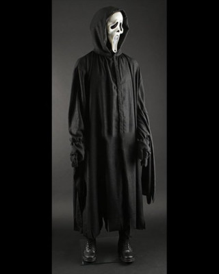 Scream 2022 Ghost Hooded Black Costume