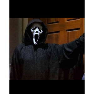 Scream 2022 Ghost Hooded Black Costume
