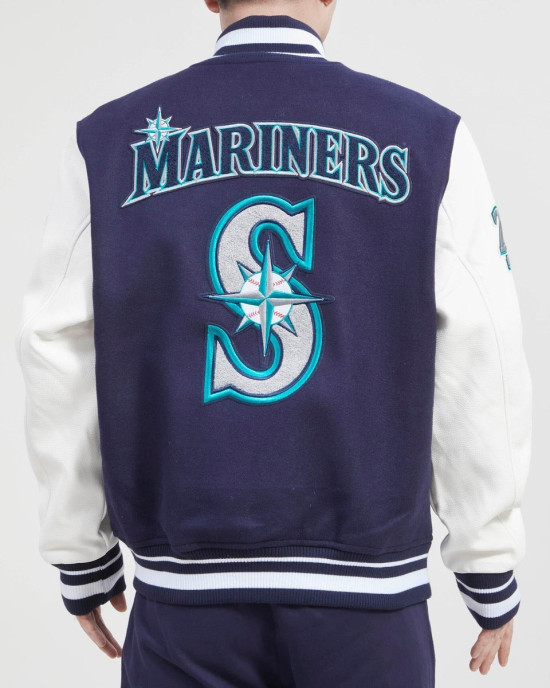 Seattle Mariners Retro Classic Wool Varsity Jacket Seattle Mariners Retro Classic Wool Varsity Jacket