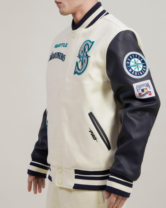Seattle Mariners Retro Classic Wool Varsity Jacket Seattle Mariners Retro Classic Wool Varsity Jacket