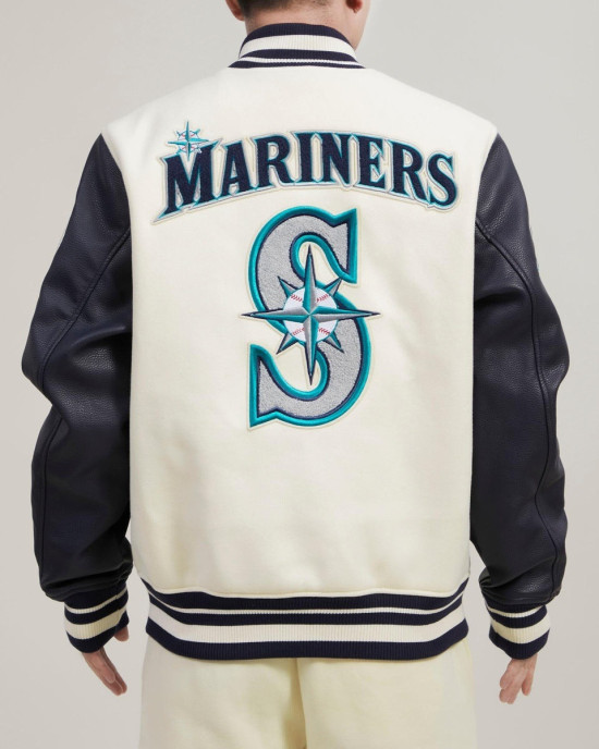 Seattle Mariners Retro Classic Wool Varsity Jacket Seattle Mariners Retro Classic Wool Varsity Jacket