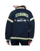 Seattle Seahawks Tournament Navy Varsity Jacket