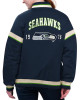 Seattle Seahawks Tournament Navy Varsity Jacket Seattle Seahawks Tournament Navy Varsity Jacket