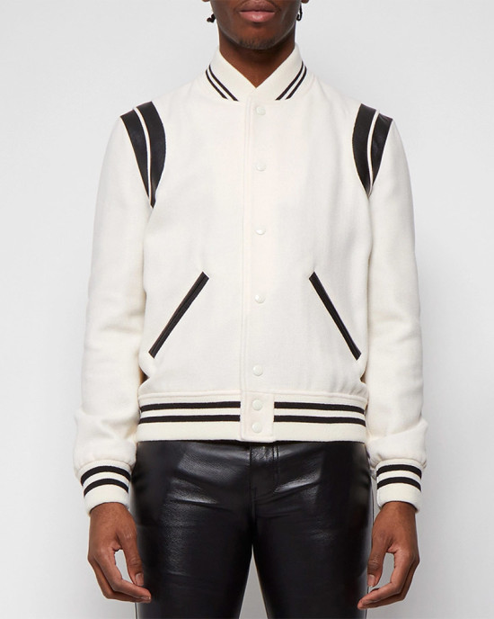 Sebastian Maniscalco Live With Kelly and Ryan Teddy Varsity Jacket