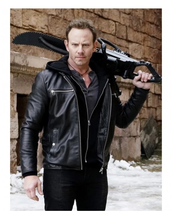 Sharknado 6 Lan Ziering Shepard Leather Jacket