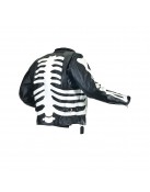 Skeleton Vanson Bones Black Leather Jacket