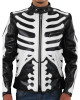 Skeleton Vanson Bones Black Leather Jacket
