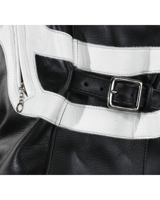 Skeleton Vanson Bones Black Leather Jacket